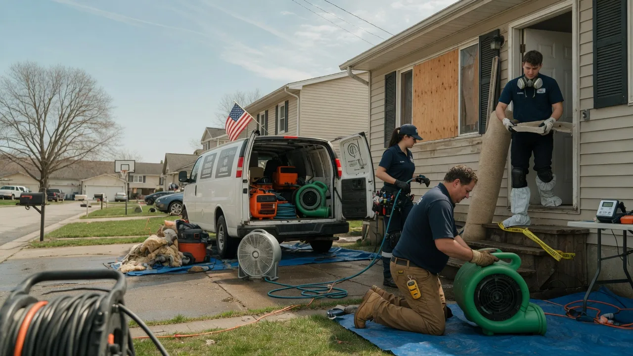 Water Damage Restoration in California, KY near me